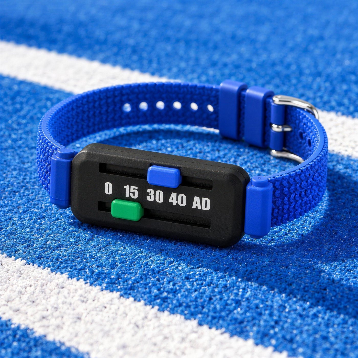 Score Band mit Wechselband in Blau