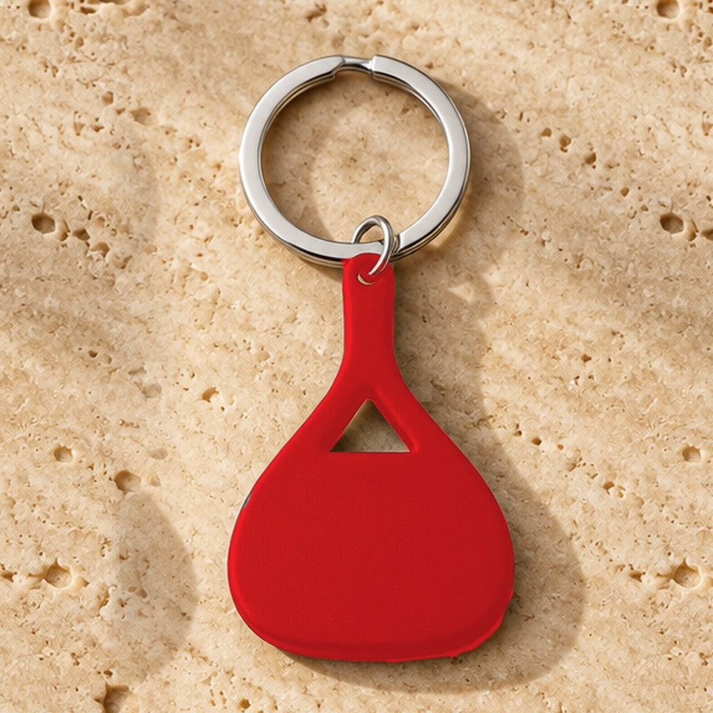 Padel Keychains in fünf Farben